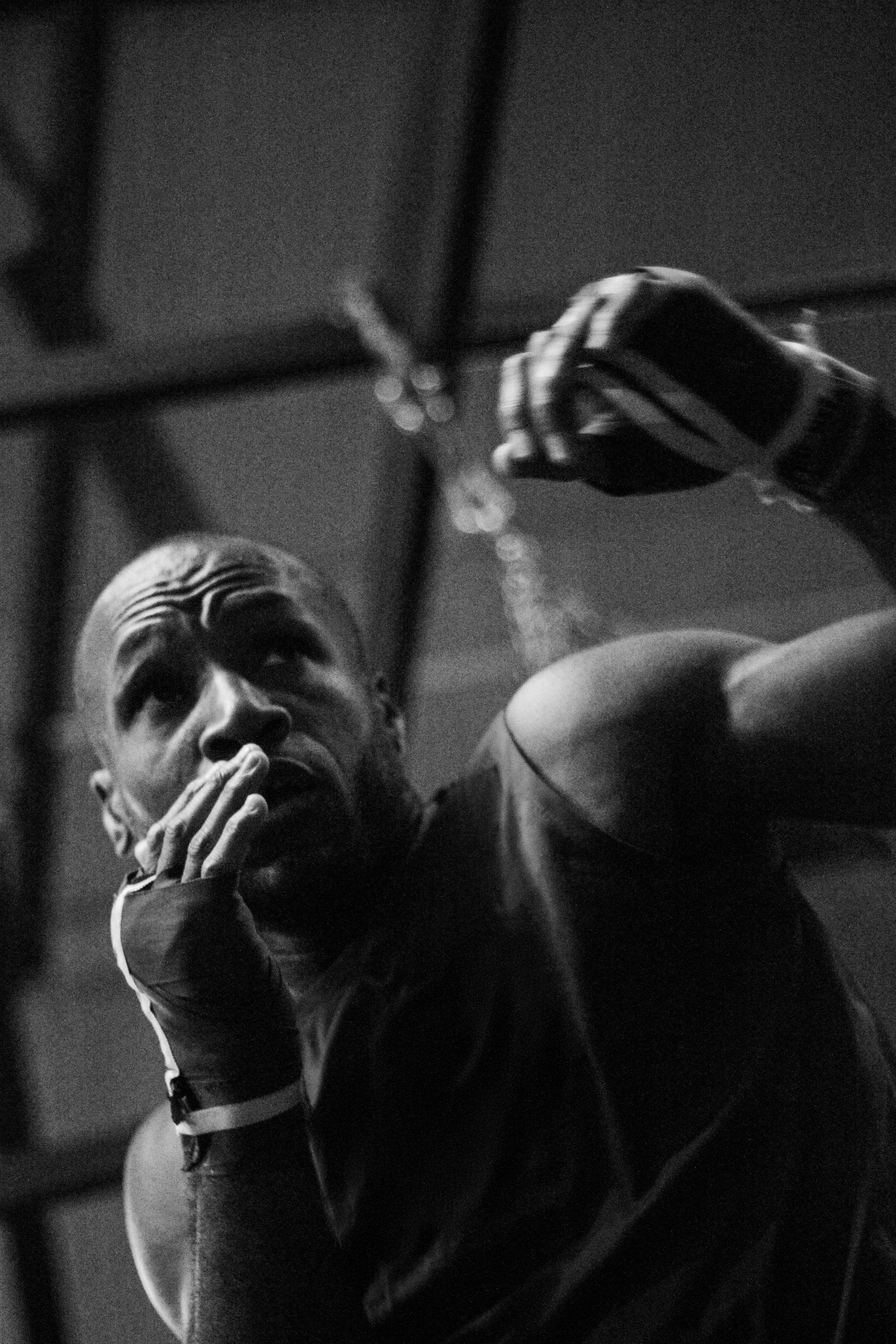 People working out in gym - founding members background